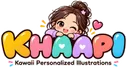 Khaapi — Kawaii Personalized Illustrations